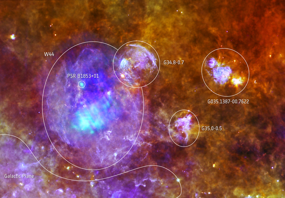 Spectacular Star Explosion Aftershock Revealed in Photo
